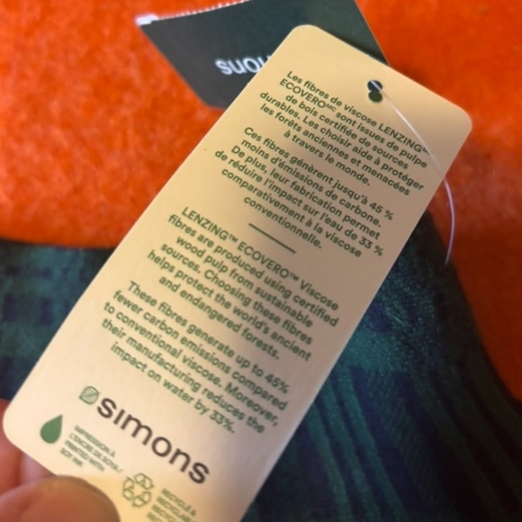 Green and black plaid tartan knit jersey skater skirt NWT - Picture 5 of 12